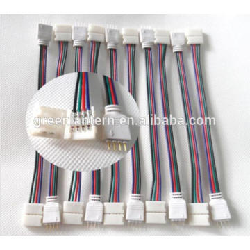 10 STÜCKE 4PIN RGB Stecker Draht Kabel Für 3528 5050 SMD Led-streifen Männlich &amp; Weiblich
